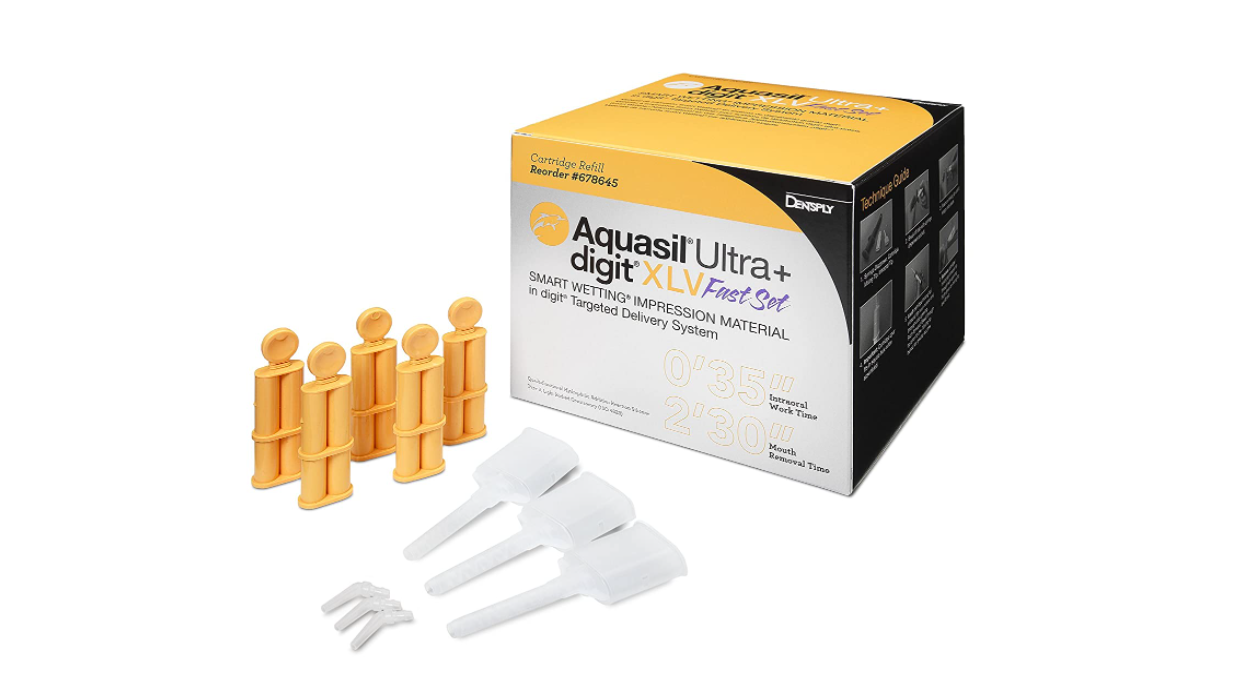 Dentsply 678645 Aquasil Ultra+ digit Refill XLV Small FS 50/Pk Dentsply 678645 Aquasil Ultra+ digit Refill XLV Small FS 50/Pk